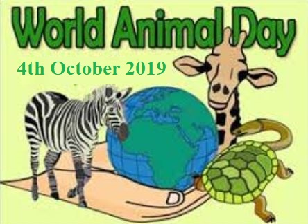 4th October: World Animal Day 2019 Theme, Details, Aim, Significance